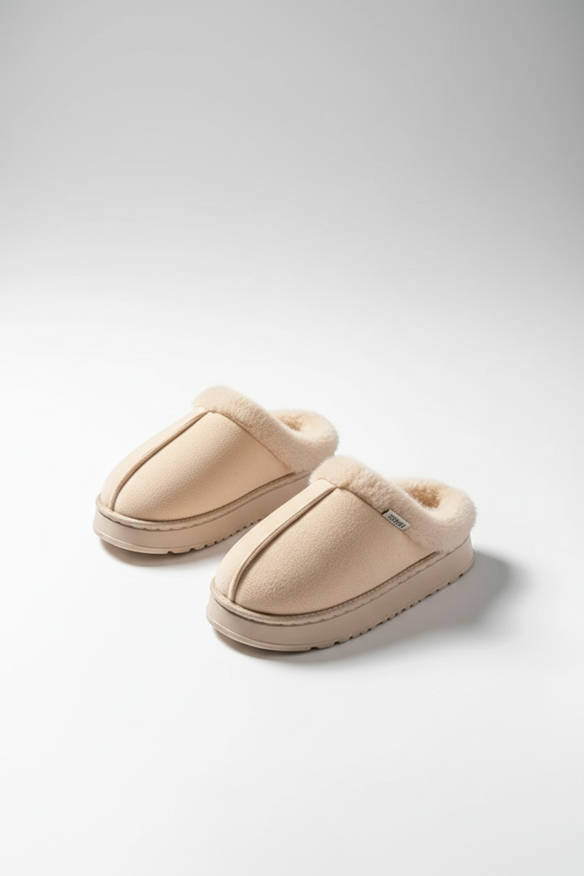 FLUFFY WINTER SLIPPERS