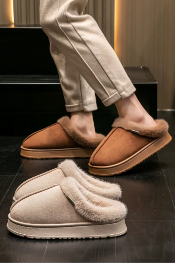 FLUFFY WINTER SLIPPERS