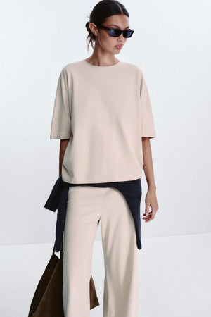 OVERSIZED TEXTURED T-SHIRT