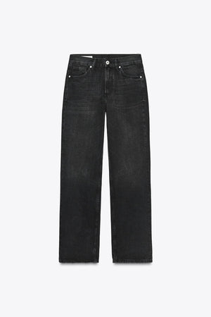 STRAIGHT LOW-RISE JEANS