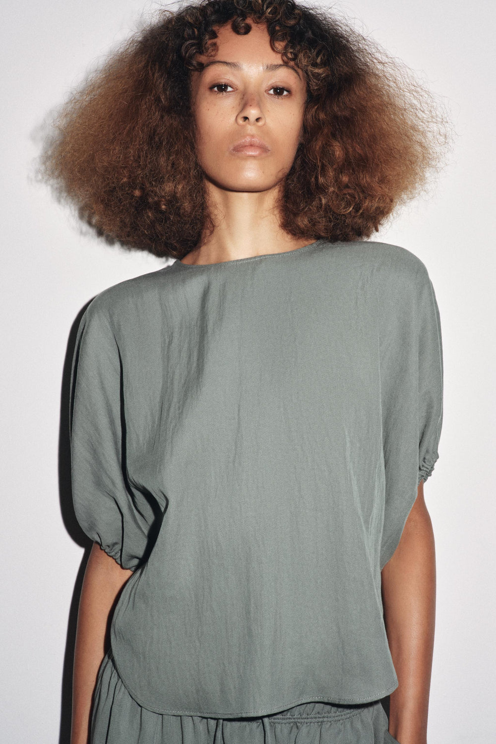 ZW COLLECTION PUFF SLEEVE BLOUSE