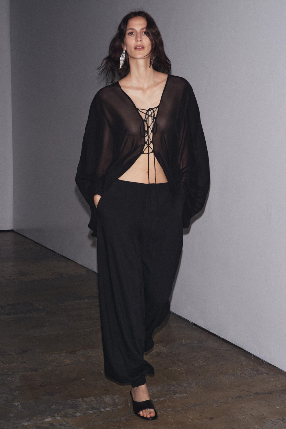 ZW COLLECTION CUFFED BALLOON TROUSERS