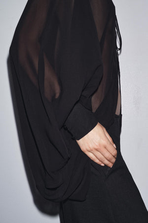 ZW COLLECTION CUFFED BALLOON TROUSERS