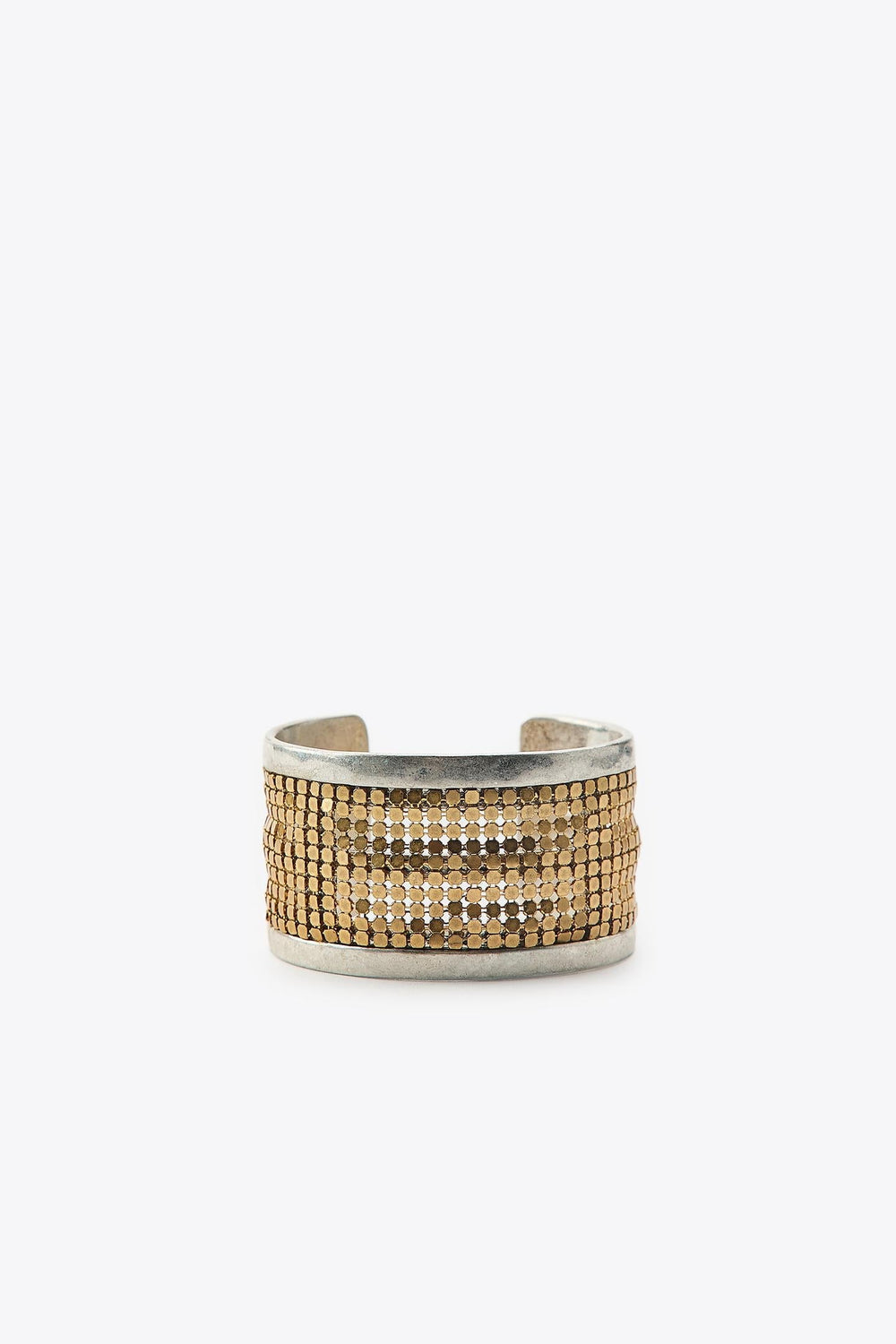 CONTRAST MESH METAL BRACELET