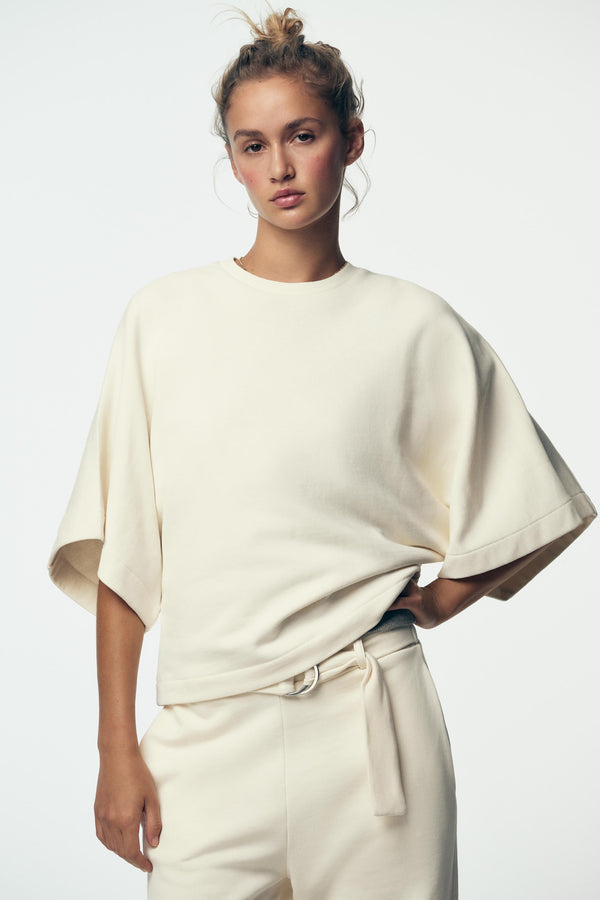 RUSTIC SHORT SLEEVE SWEATSHIRT