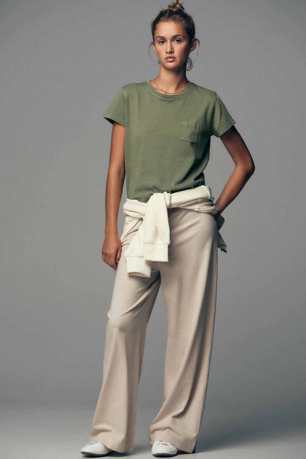 WASHED T-SHIRT WITH POCKET