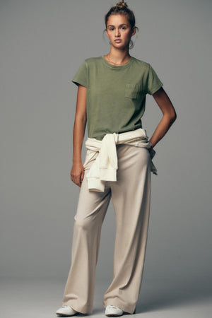 WASHED T-SHIRT WITH POCKET