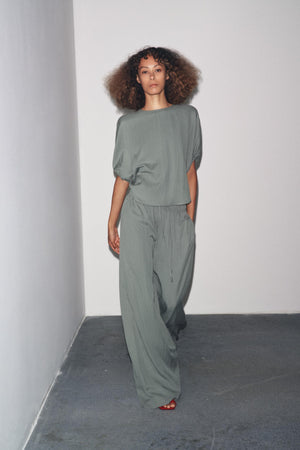 FLOWING PYJAMA TROUSERS