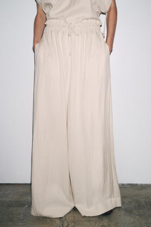 FLOWING PYJAMA TROUSERS