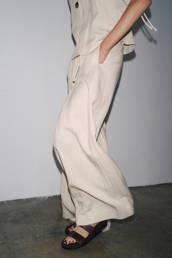 FLOWING PYJAMA TROUSERS