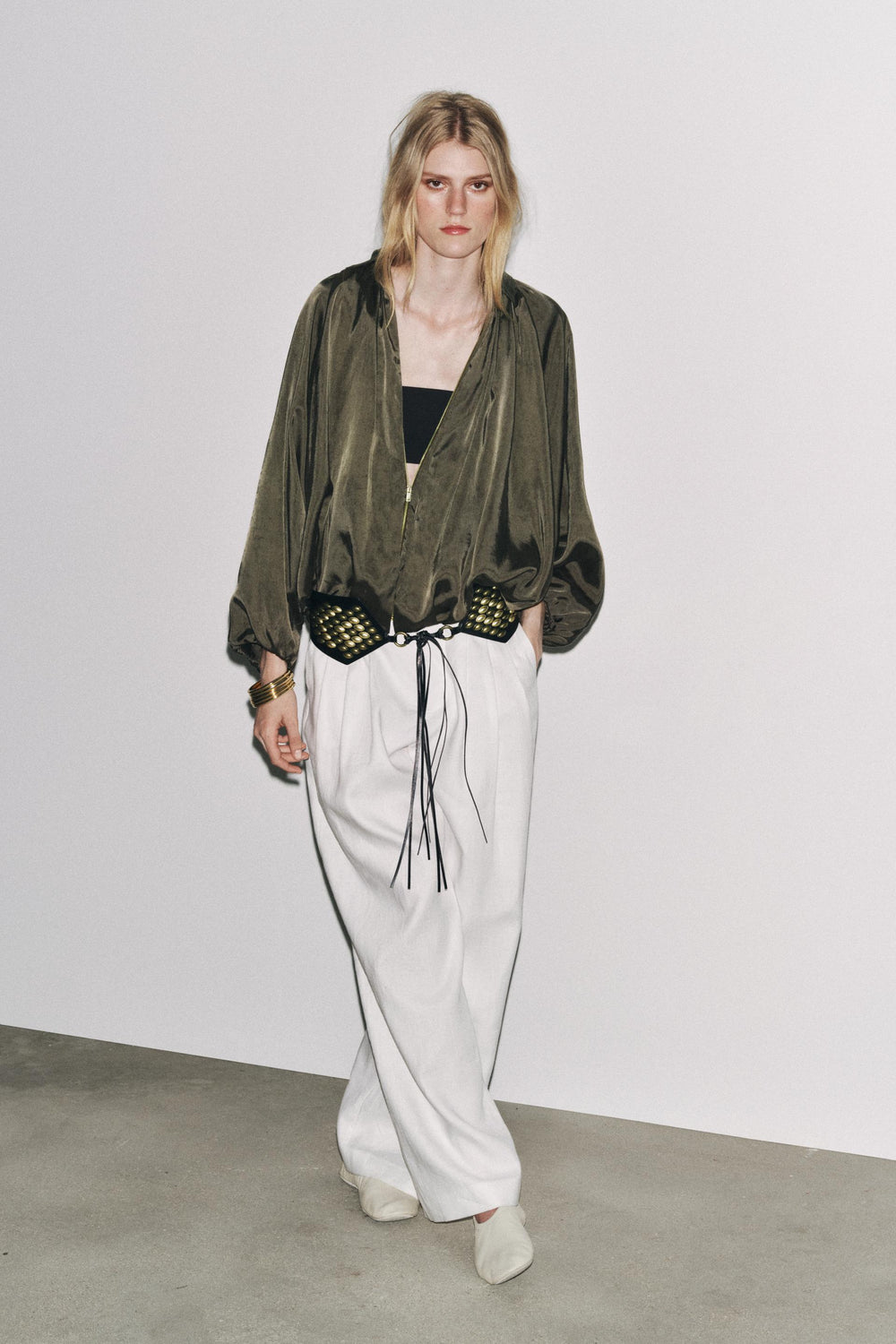 PUFFED BOMBER JACKET - ZW COLLECTION