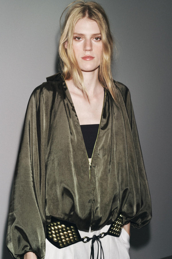 PUFFED BOMBER JACKET - ZW COLLECTION