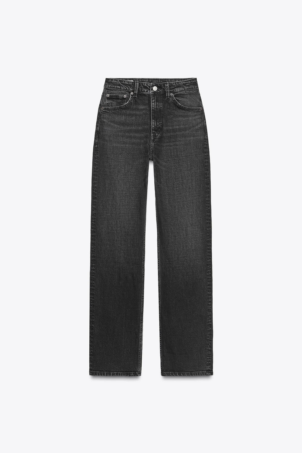 HIGH-WAIST STRAIGHT LEG JEANS