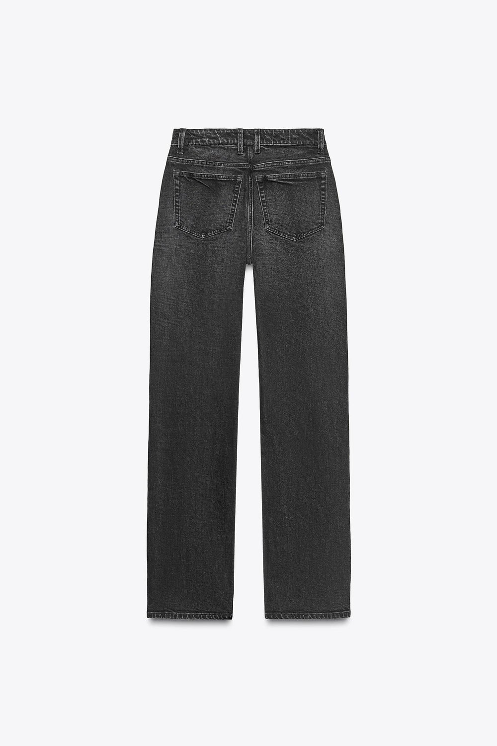 HIGH-WAIST STRAIGHT LEG JEANS