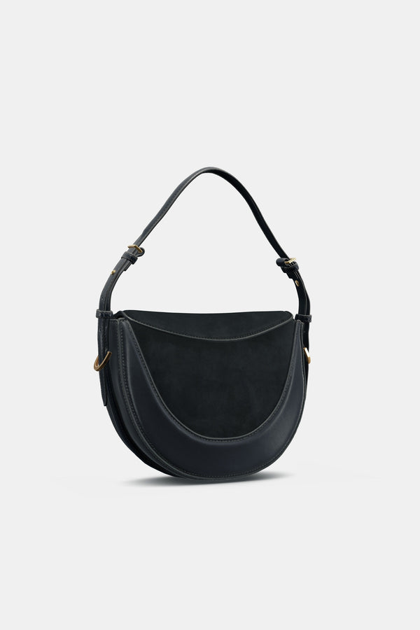 LEATHER FLAP CROSSBODY BAG