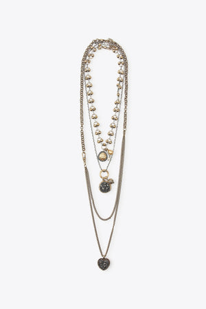 3-PACK OF ASSORTED CHAIN NECKLACES WITH COINS